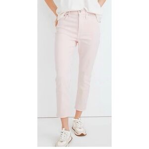 MADEWELL | The Perfect Vintage Jean Garment Dyed Edition in Rose Petal, Size 30